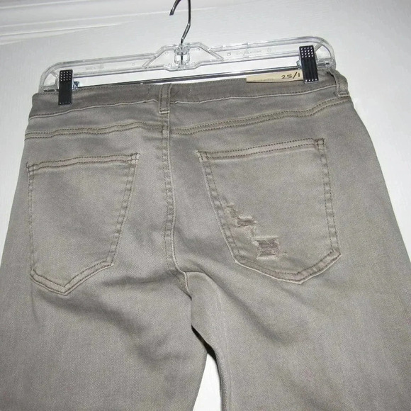 NWT ALTAR’D STATE Gray Skinny Distressed Jeans Size 25/1 - Picture 4 of 5
